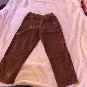 Floral Brown Corduroy Urban Outfitters- never worn- Women’s M